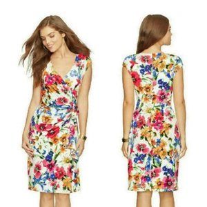 American Living Floral Print Midi Dress - Multicolor